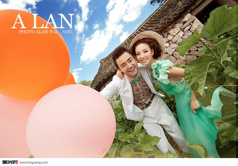 点击大图看下一张：田园风 婚纱摄影