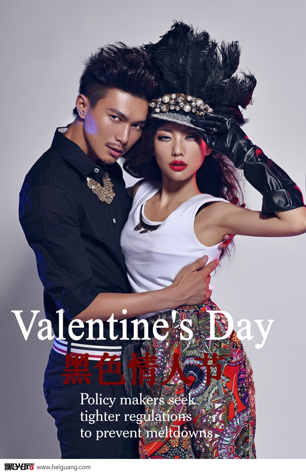 点击大图看下一张:黑色情人节 婚纱摄影