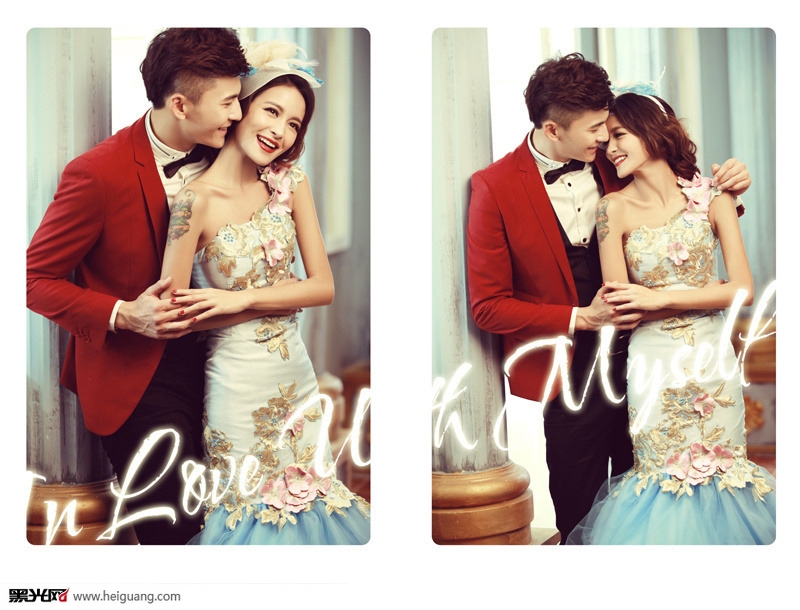 点击大图看下一张：艾米丽心境 婚纱摄影