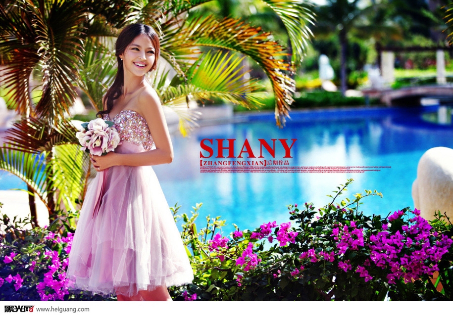 点击大图看下一张：三亚驻足 婚纱摄影