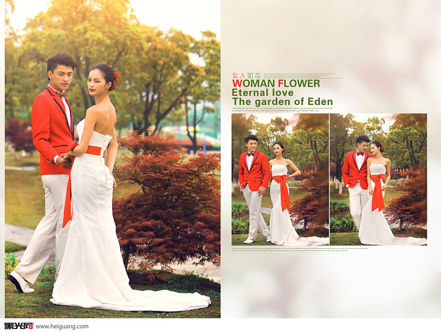 点击大图看下一张:女人如花 婚纱摄影