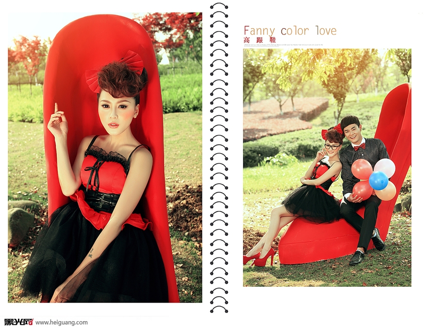 点击大图看下一张:高跟鞋 婚纱摄影