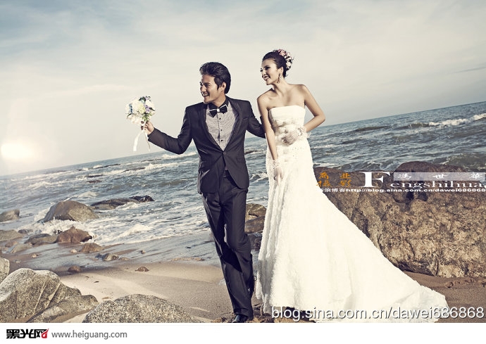 点击大图看下一张：海的记忆 婚纱摄影