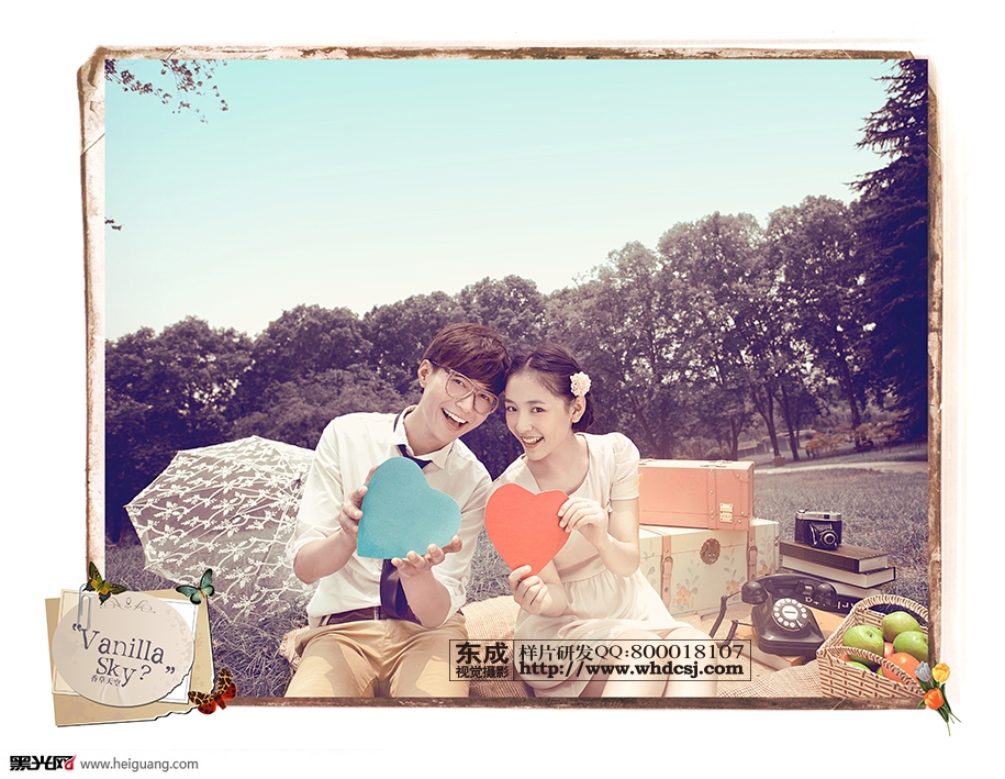 点击大图看下一张：香草天空 婚纱摄影