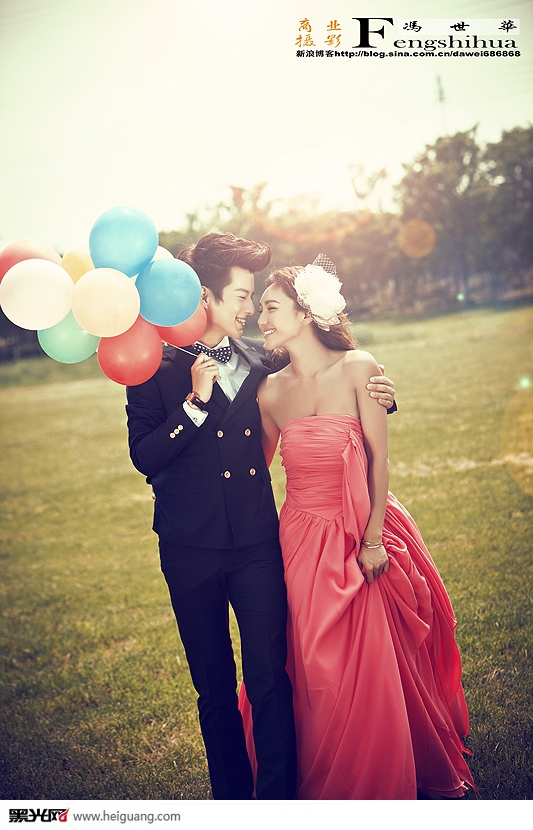 点击大图看下一张：爱的追随 婚纱摄影