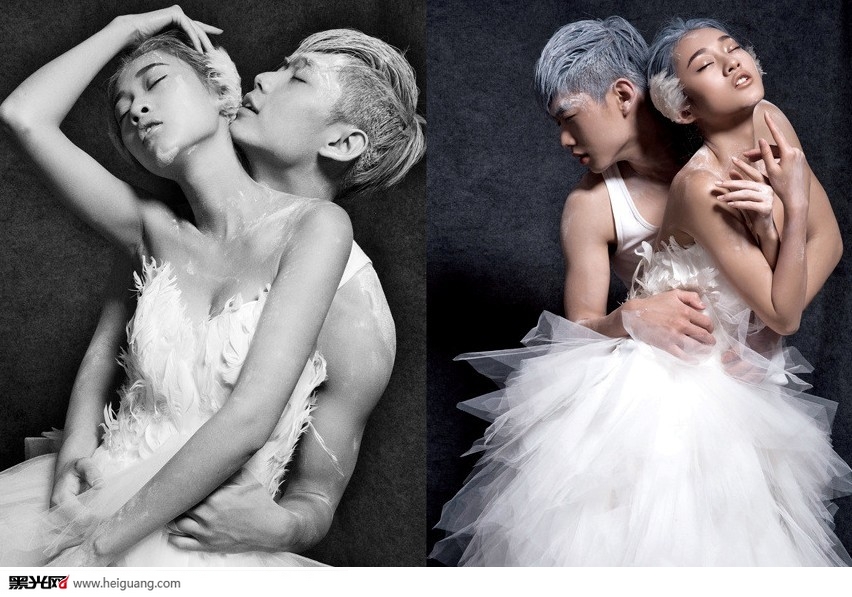 点击大图看下一张：Swan Lake 婚纱摄影