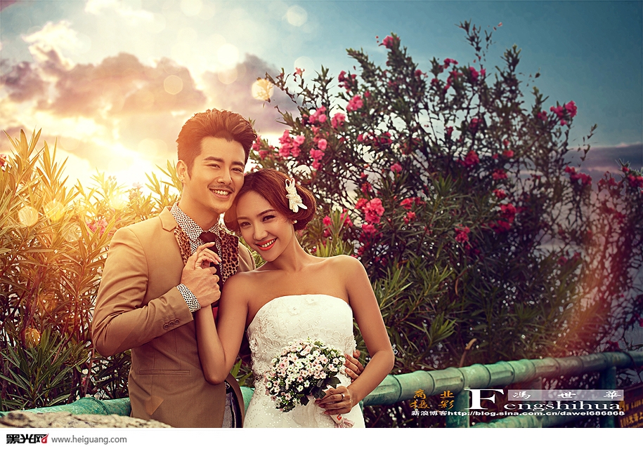 点击大图看下一张：午后黄昏 婚纱摄影