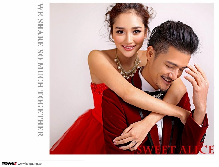 点击大图看下一张：红 婚纱摄影