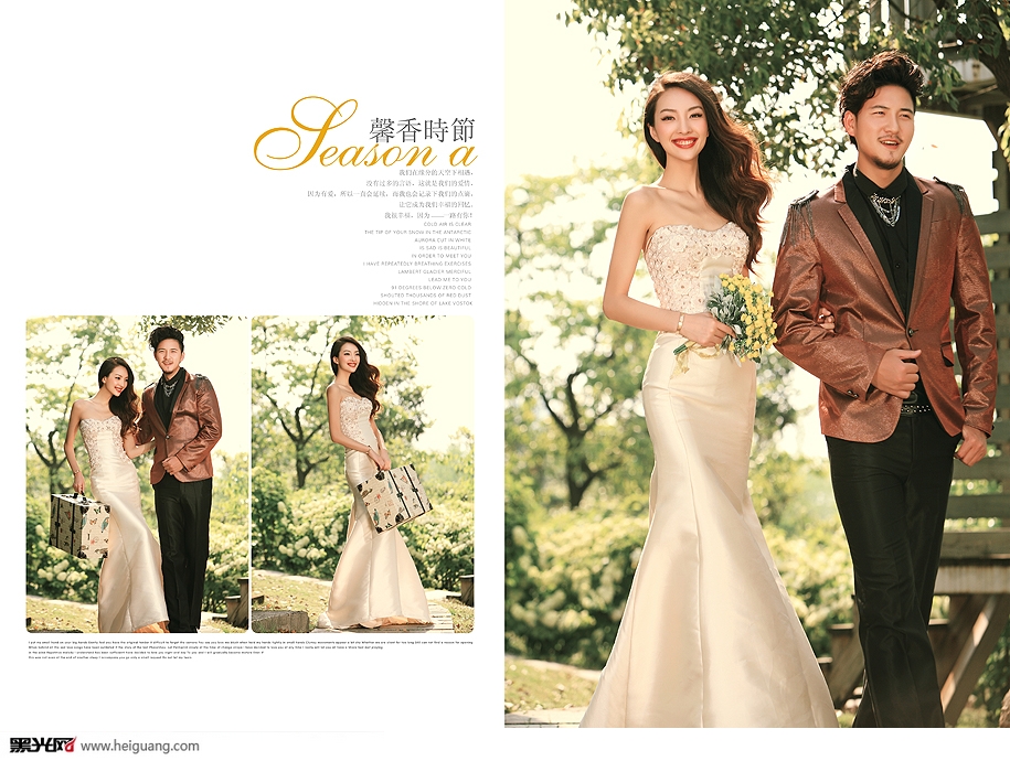 点击大图看下一张:馨香时节 婚纱摄影