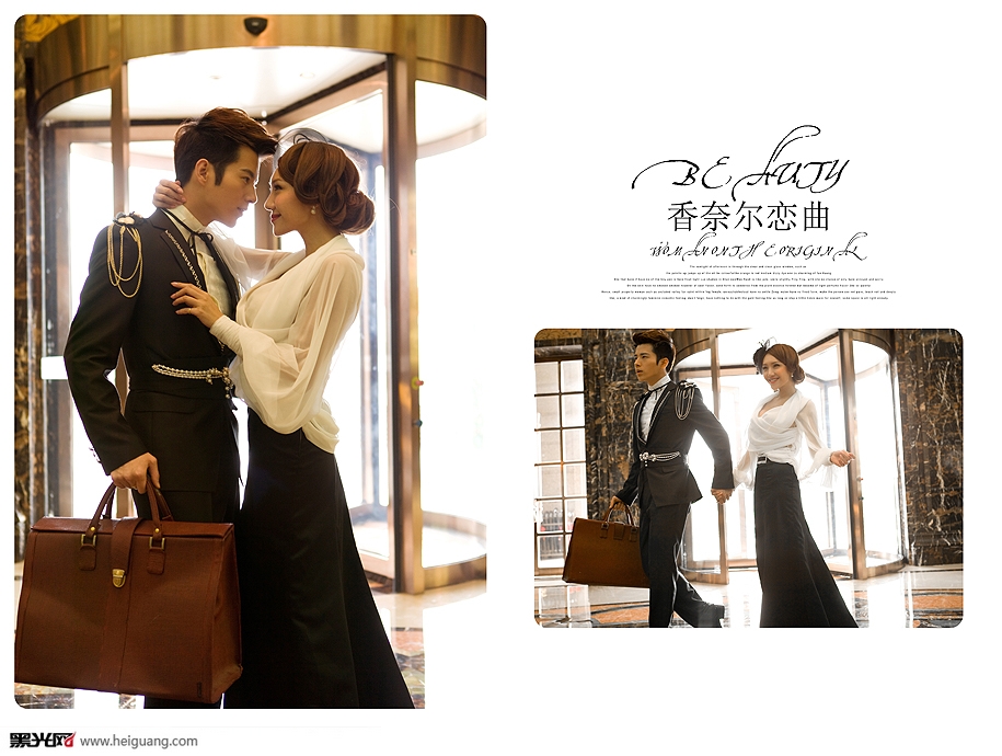 点击大图看下一张：香奈尔恋曲 婚纱摄影