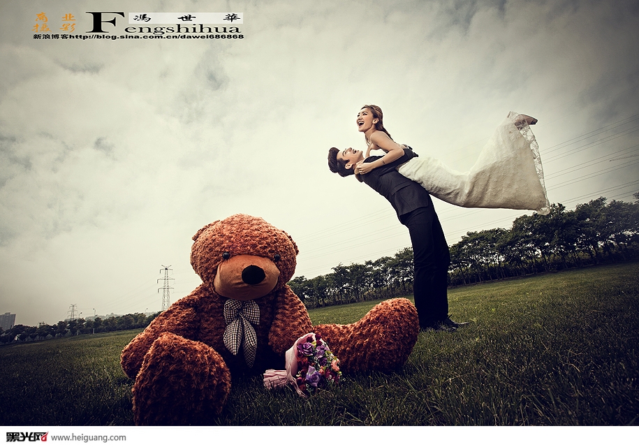 点击大图看下一张：爱在进行时 婚纱摄影