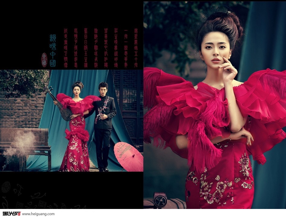 点击大图看下一张:韵味中国 婚纱摄影