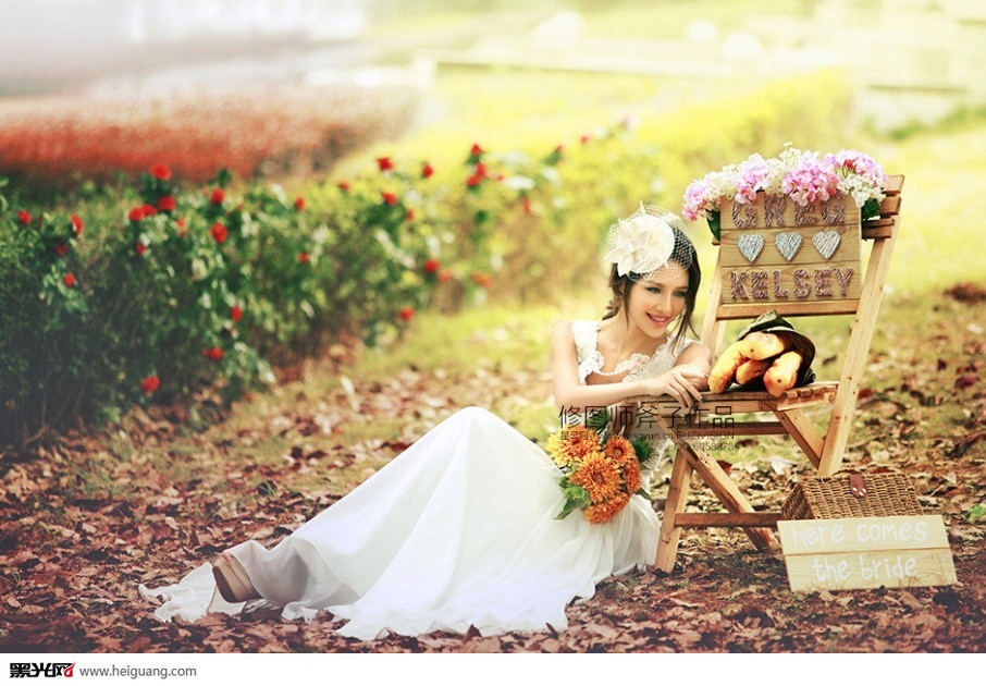 点击大图看下一张：春天来了 婚纱摄影