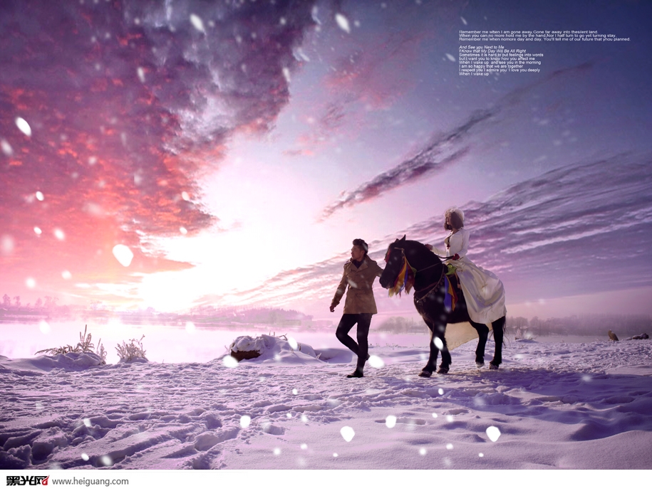 点击大图看下一张：雪舞霓裳 婚纱摄影