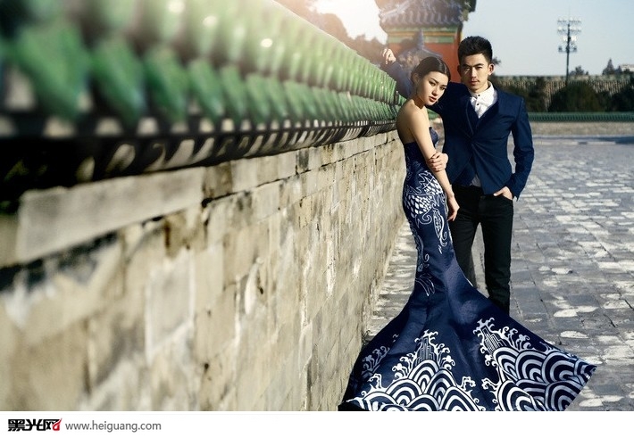 点击大图看下一张：中国风 婚纱摄影