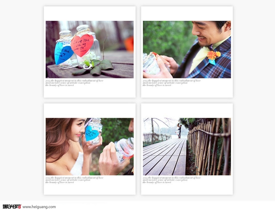 点击大图看下一张：许愿瓶 婚纱摄影