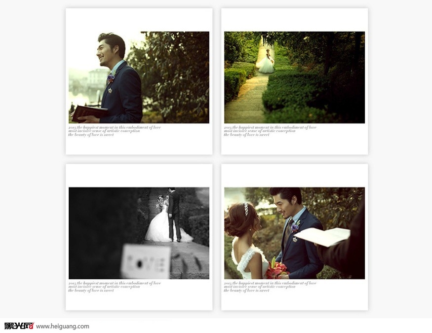 点击大图看下一张：爱情进行时 婚纱摄影