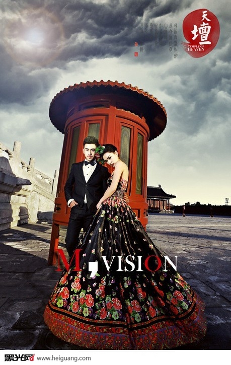 点击大图看下一张：天坛 婚纱摄影