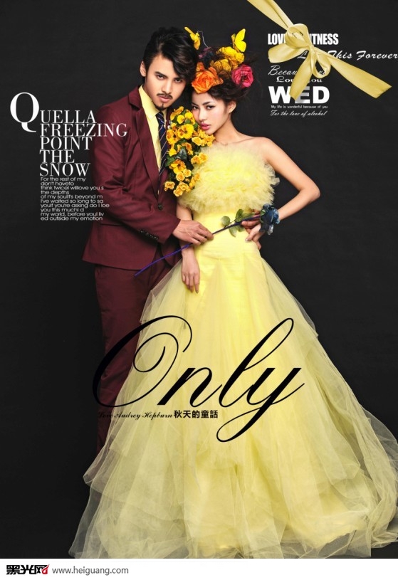 点击大图看下一张：秋天的童话 婚纱摄影