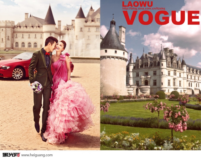 点击大图看下一张：聆听紫色的空气 婚纱摄影