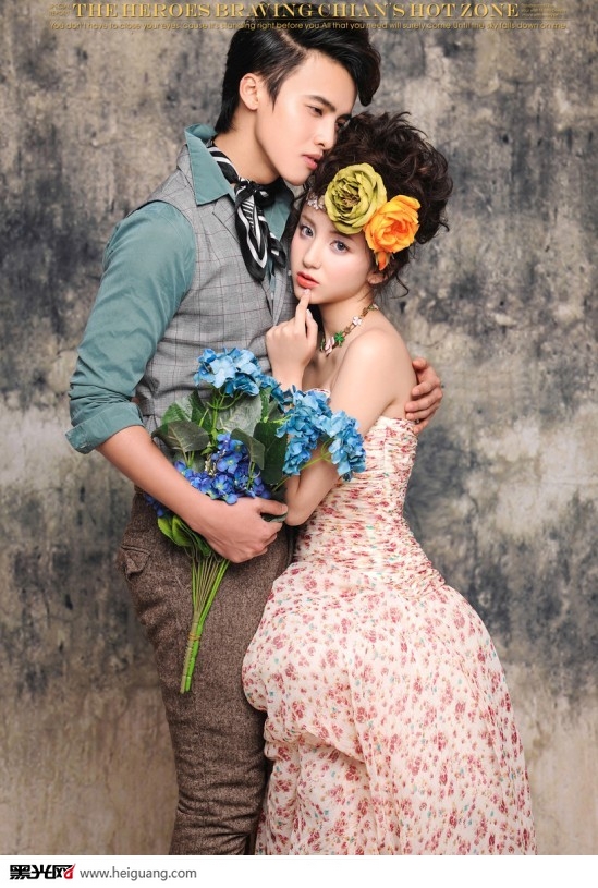 点击大图看下一张：小清新 婚纱摄影