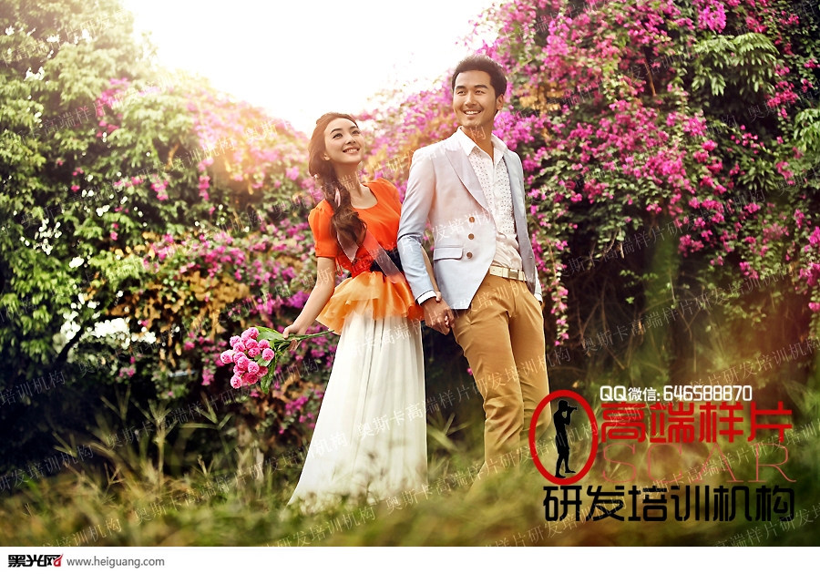 点击大图看下一张：彩色爱情 婚纱摄影