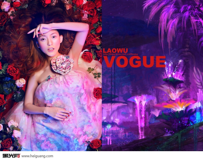 点击大图看下一张：梦中的仙得蕊拉 婚纱摄影