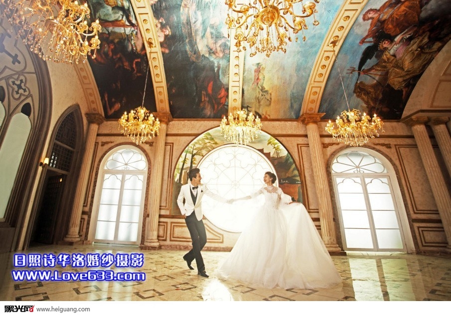 点击大图看下一张：费罗娜宫殿 婚纱摄影