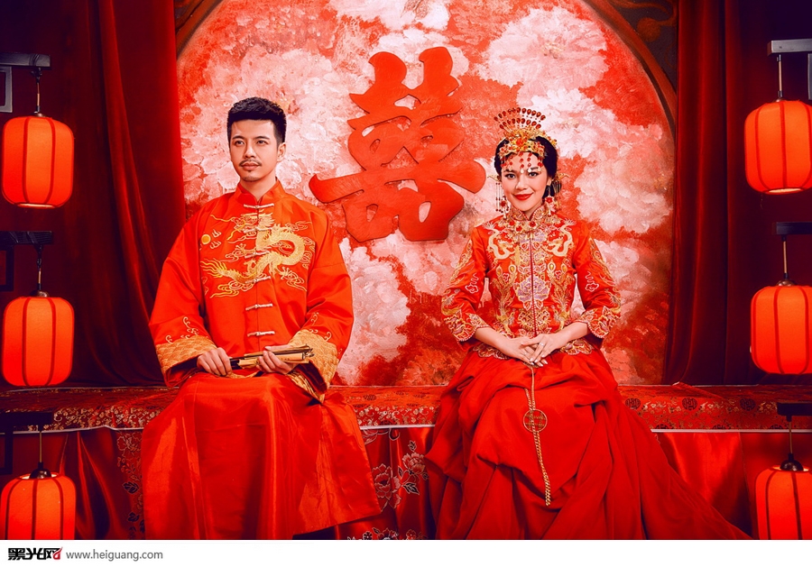 点击大图看下一张:中国风 婚纱摄影