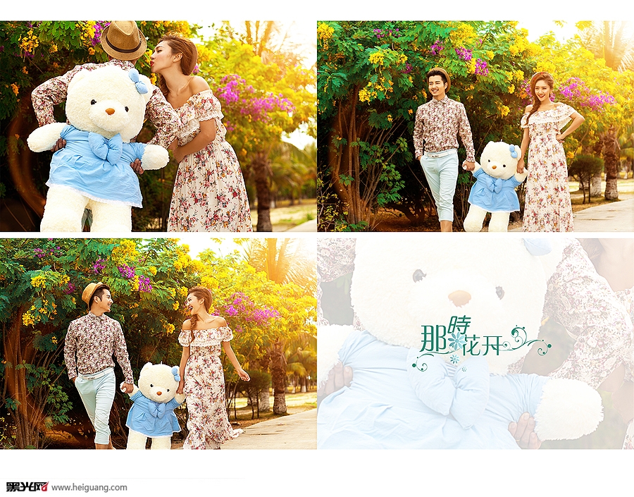 点击大图看下一张：那时花开 婚纱摄影