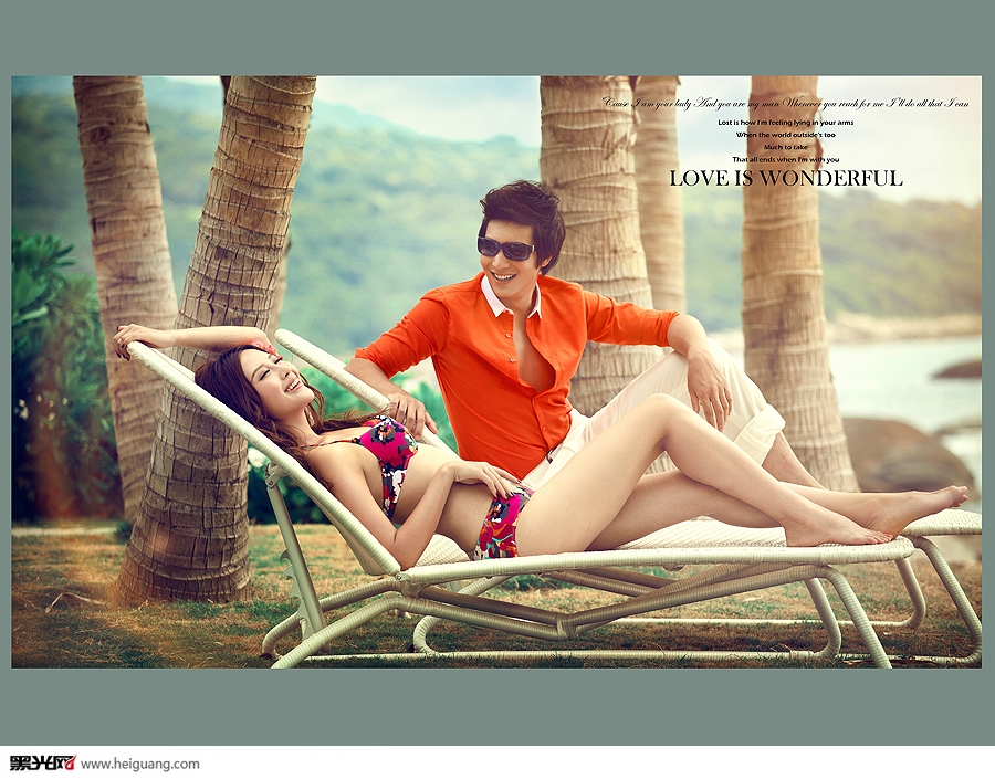 点击大图看下一张：阳光海岸 婚纱摄影