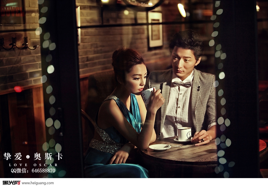 点击大图看下一张:咖啡之约 婚纱摄影