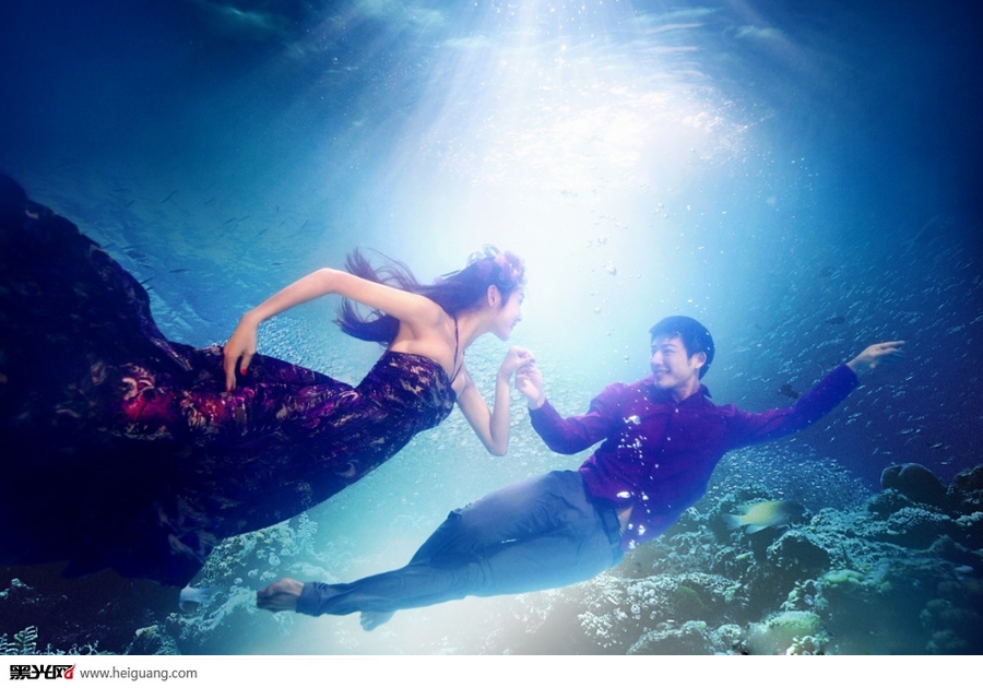 点击大图看下一张：美人鱼 婚纱摄影