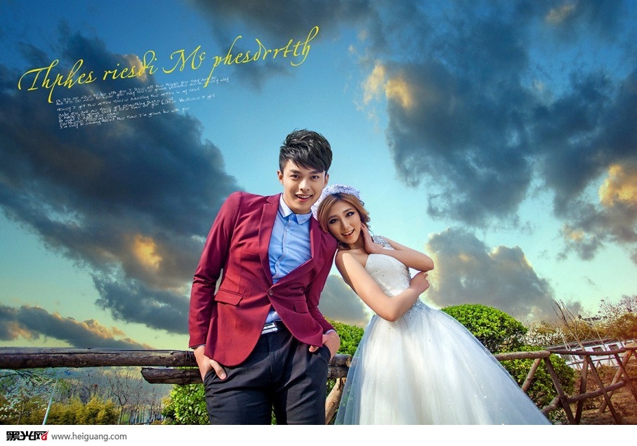 点击大图看下一张：迎春花开 婚纱摄影