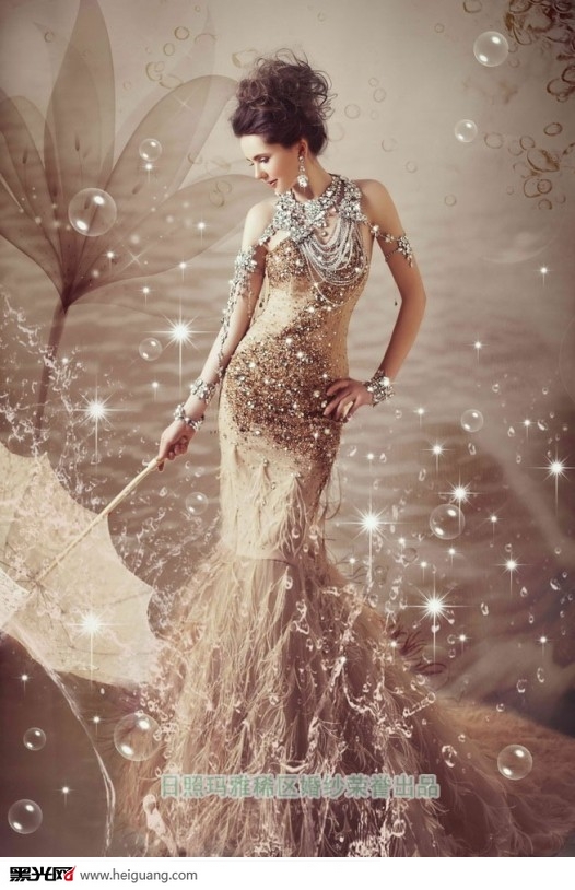 点击大图看下一张：水晶婚纱 婚纱摄影