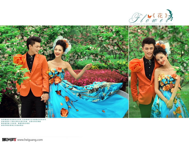 点击大图看下一张:花 婚纱摄影