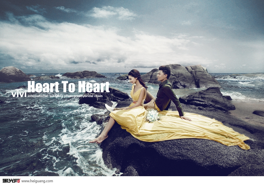 点击大图看下一张：三亚 婚纱摄影
