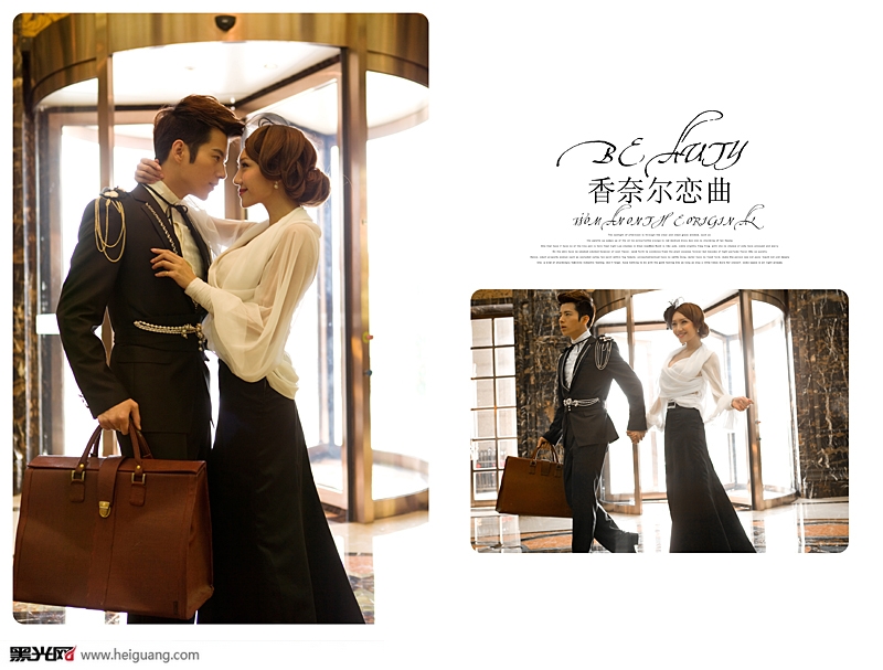 点击大图看下一张：香奈尔恋曲 婚纱摄影