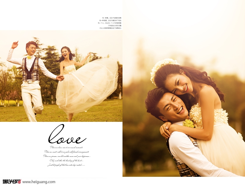 点击大图看下一张：LOVE 婚纱摄影