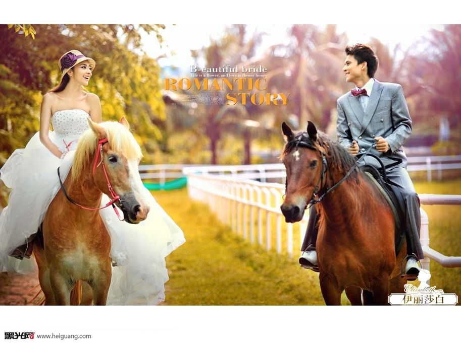 点击大图看下一张：交错时光的爱恋 婚纱摄影