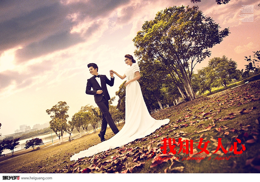 点击大图看下一张：我知女人心 婚纱摄影