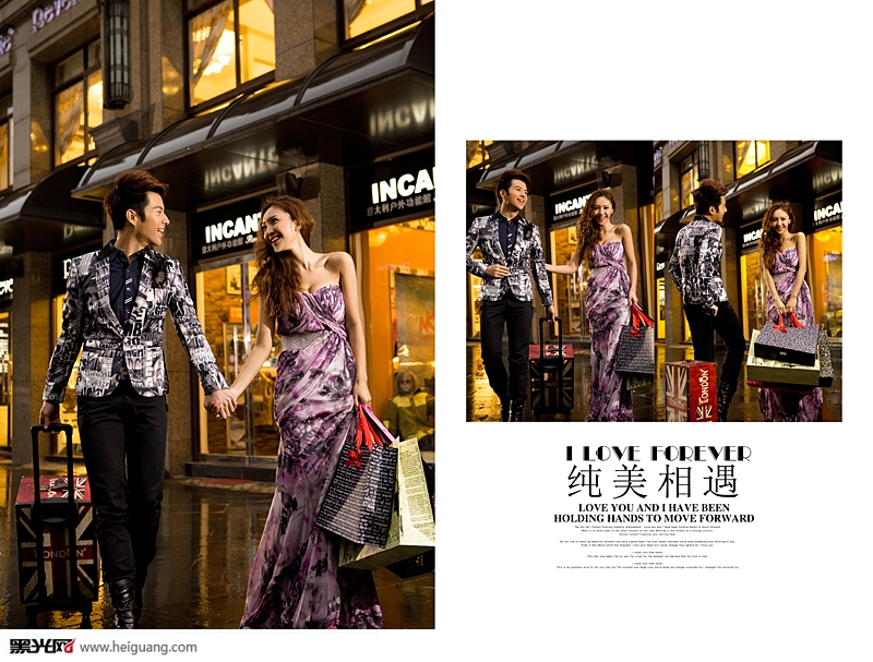 点击大图看下一张：纯美相遇 婚纱摄影