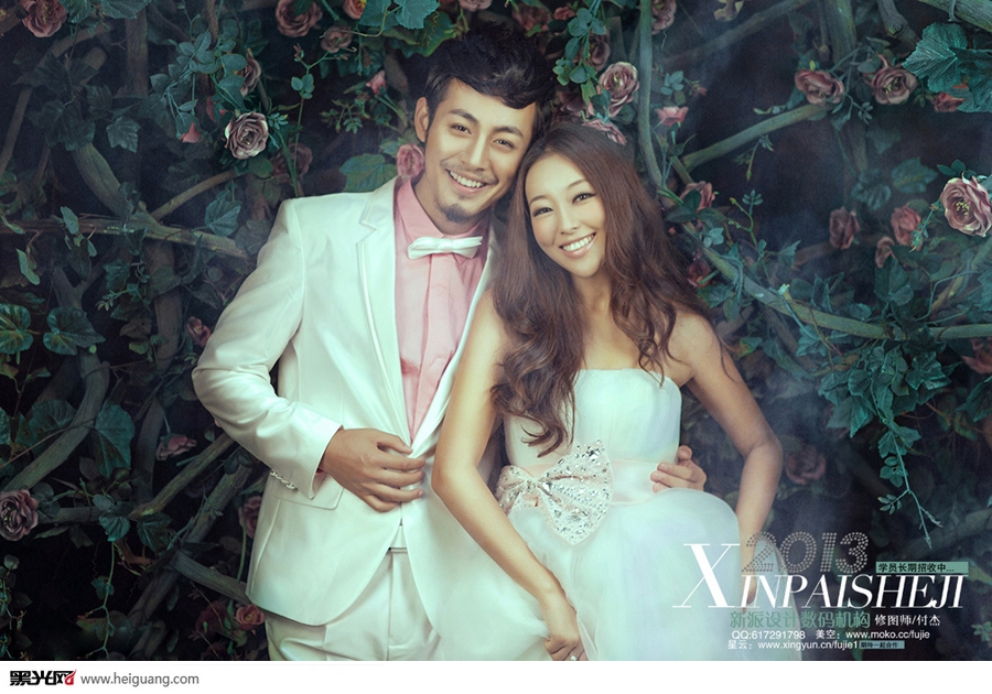 点击大图看下一张：花开季节 婚纱摄影