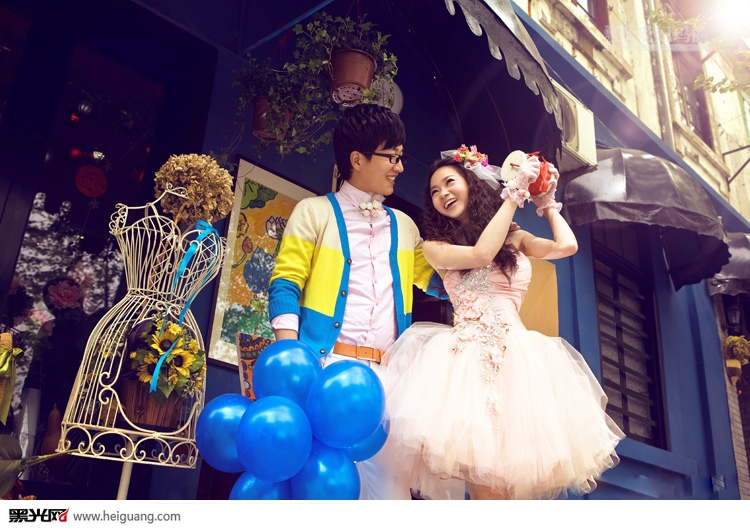 点击大图看下一张：微风系列 婚纱摄影