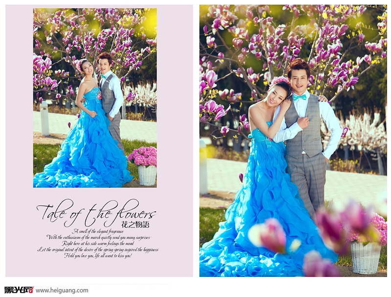 点击大图看下一张:花之物语 婚纱摄影