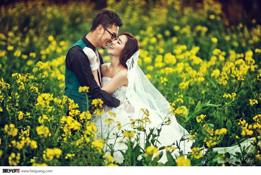 点击大图看下一张:花新娘 婚纱摄影