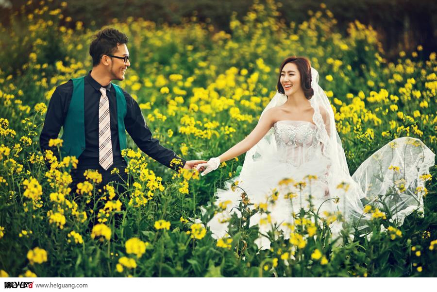 点击大图看下一张:花新娘 婚纱摄影