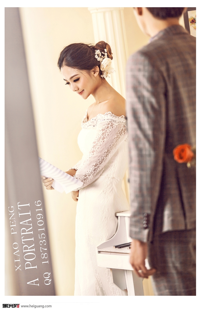 点击大图看下一张：白色恋人 婚纱摄影