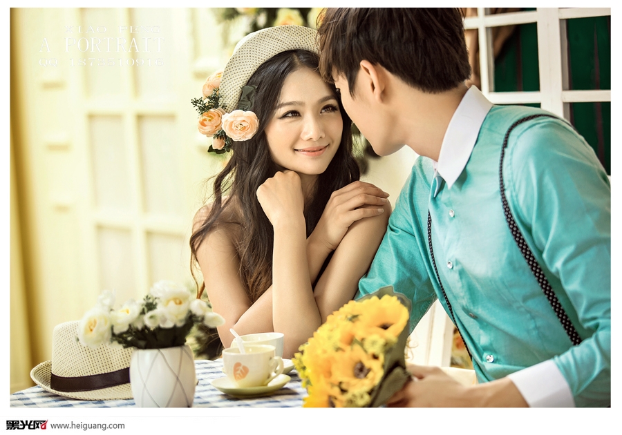 点击大图看下一张：柔情小院 婚纱摄影