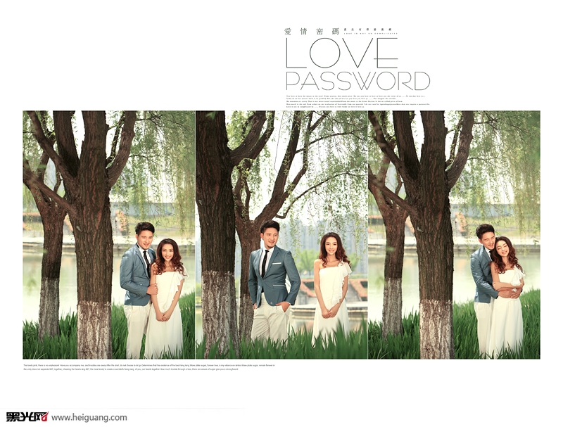 点击大图看下一张：爱的花境 婚纱摄影